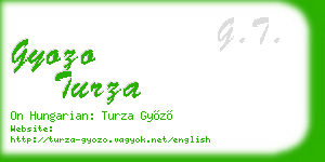 gyozo turza business card